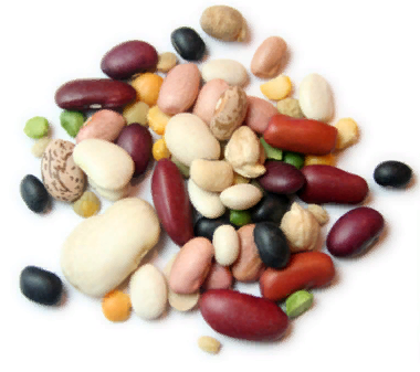 бобы разного вида 콩